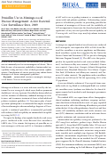 Cover page: Penicillin Use in Meningococcal Disease Management: Active Bacterial Core Surveillance Sites, 2009