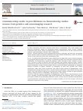 Cover page: Communicating results in post-Belmont era biomonitoring studies: Lessons from genetics and neuroimaging research