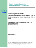 Cover page: Tracking the Sun IV: An Historical Summary of the Installed Cost of Photovoltaics in the United States from 1998 to 2010