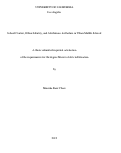 Cover page: School Context, Ethnic Identity, and Attributions for Failure in Urban Middle Schools