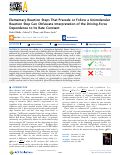 Cover page: Elementary Reaction Steps That Precede or Follow a Unimolecular Reaction Step Can Obfuscate Interpretation of the Driving-Force Dependence to Its Rate Constant