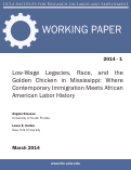 Cover page: Low-Wage Legacies, Race, and the Golden Chicken in Mississippi: Where Contemporary Immigration Meets African American Labor History