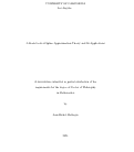 Cover page: A Fresh Look at Spline Approximation Theory and Its Applications