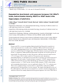 Cover page: Repeated low level domoic acid exposure increases CA1 VGluT1 levels, but not bouton density, VGluT2 or VGAT levels in the hippocampus of adult mice