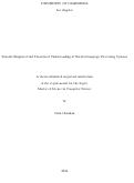 Cover page: Towards Empirical and Theoretical Understanding of Natural Language Processing Systems