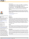 Cover page: A phylogenomic study quantifies competing mechanisms for pseudogenization in prokaryotes-The Mycobacterium leprae case.