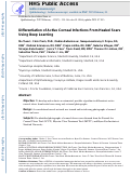 Cover page: Differentiation of Active Corneal Infections from Healed Scars Using Deep Learning