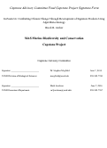 Cover page: In-Foam-Us: Combatting Climate Change Through Development of Signature Products Using Algal Biotechnology