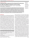 Cover page: Optimized gene expression from bacterial chromosome by high-throughput integration and screening