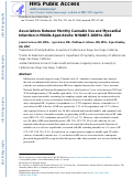 Cover page: Associations Between Monthly Cannabis Use and Myocardial Infarction in Middle-Aged Adults: NHANES 2009 to 2018, Corroon et al