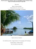 Cover page: Risk Perception and Community Action: Assessing Risk Perception of Climate Change Impacts in Trinidad and Tobago Through Time