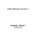 Cover page: Preludes, Book I