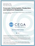 Cover page: Forecasts: Consumption, Production, and Behavioral Responses