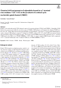 Cover page: Chemical shift assignments of calmodulin bound to a C-terminal site (residues 1120–1147) in the β-subunit of a retinal cyclic nucleotide-gated channel (CNGB1)