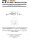 Cover page: Task 3 Report: The Business Case for Advance Mitigation in California