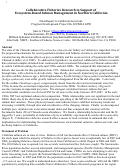 Cover page: Collaborative Fisheries Research in Support of Ecosystem-­‐Based Salmon Management in Northern California