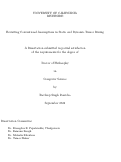 Cover page: Revisiting Conventional Assumptions in Static and Dynamic Tensor Mining