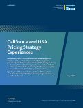 Cover page of California and USA Pricing Strategy Experiences