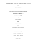 Cover page: 'Ghost of the Empire': Church, Law, and the Public Sphere, 1350-1650