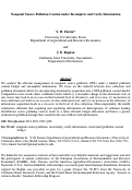 Cover page: Nonpoint source pollution control under incomplete and costly information