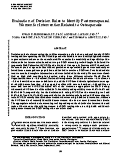 Cover page: Evaluation of Decision Rules to Identify Postmenopausal Women for Intervention Related to Osteoporosis