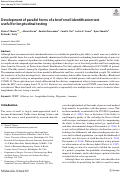 Cover page: Development of parallel forms of a brief smell identification test useful for longitudinal testing.