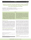 Cover page: Detection of Oomycide-Insensitive Phytophthora Isolates in Maryland Ornamental Nurseries and Mid-Atlantic Landscapes Provide Data for Reconsidering Management Strategies