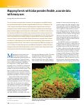 Cover page: Mapping forests with Lidar provides flexible, accurate data with many uses