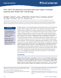 Cover page: CD4+ CAR T-cell exhaustion associated with early relapse of multiple myeloma after BCMA CAR T-cell therapy.