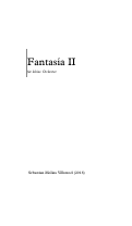 Cover page: Fantasía II