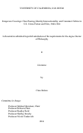 Cover page: Dangerous Crossings : Class Passing, Identity Intersectionality, and Consumer Culture in U.S. Crime Fiction and Film, 1940-1960