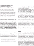 Cover page: Aging Population and Future Burden of Pneumococcal Pneumonia in the United States