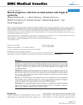 Cover page: Neural progenitor cells from an adult patient with fragile X syndrome