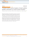 Cover page: Traceless native chemical ligation of lipid-modified peptide surfactants by mixed micelle formation