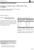 Cover page: Erratum to: Averting the legacy of kidney disease: focus on childhood