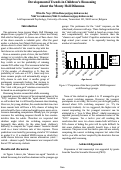 Cover page: Developmental Trends in Children's Reasoning about the Monty Hall Dilemma