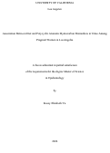 Cover page: Association Between Diet and Polycyclic Aromatic Hydrocarbon Biomarkers in Urine Among Pregnant Women in Los Angeles