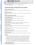 Cover page: Deciding with Others: Interdependent Decision‐Making