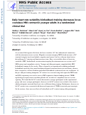 Cover page: Daily heart rate variability biofeedback training decreases locus coeruleus MRI contrast in younger adults in a randomized clinical trial.