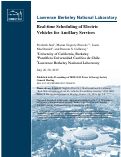 Cover page: Real-Time Scheduling of Electric Vehicles for Ancillary Services