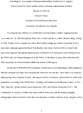 Cover page: Assessment of Interracial/Interethnic Conflict in Los Angeles