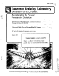 Cover page: ADVANCED LIGHT SOURCE STORAGE RING RF SYSTEM