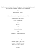 Cover page: The POLARBEAR Cosmic Microwave Background Polarization Experiment and Anti-Reflection Coatings for Millimeter Wave Observations