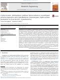 Cover page: A phycocyanin·phellandrene synthase fusion enhances recombinant protein expression and β-phellandrene (monoterpene) hydrocarbons production in Synechocystis (cyanobacteria)