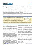 Cover page: The Propensity of Uranium-Peroxide Systems to Preserve Nanosized Assemblies