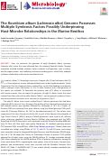 Cover page: The Roseibium album (Labrenzia alba) Genome Possesses Multiple Symbiosis Factors Possibly Underpinning Host-Microbe Relationships in the Marine Benthos