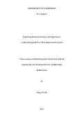 Cover page: Exploring Parental Attitudes and Experiences in Korean-English Two-Way Immersion Programs