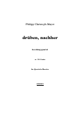 Cover page: drüben, nachher