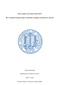 Cover page of “The Campus Law Enforcement Web” How Campus Policing Capacity Expands to Suppress Student Free Speech