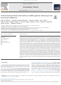 Cover page: Alcohol intake and brain white matter in middle aged men: Microscopic and macroscopic differences